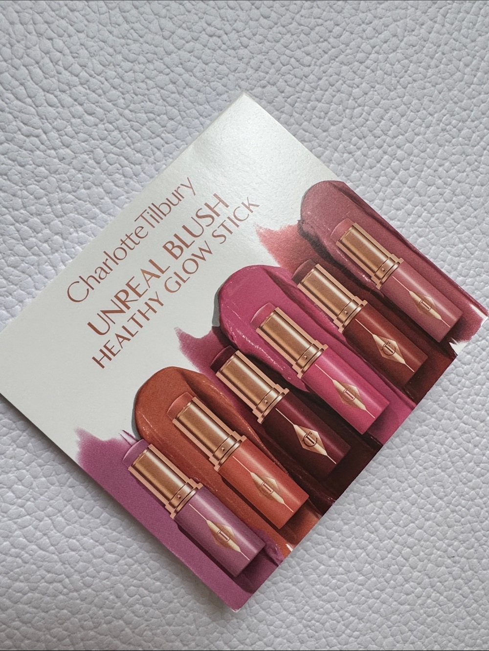 ❗️6/$25❗️Charlotte Tillbury Unreal Blush Healthy Glow Stick Sample